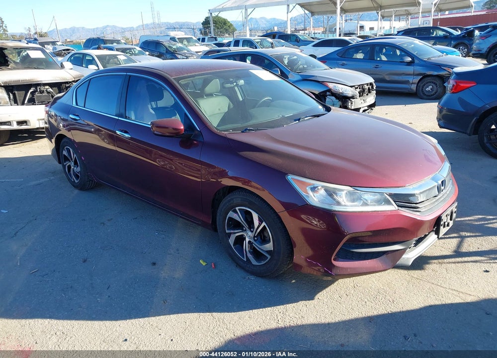 2016 HONDA ACCORD LX VIN: 1HGCR2F30GA144086