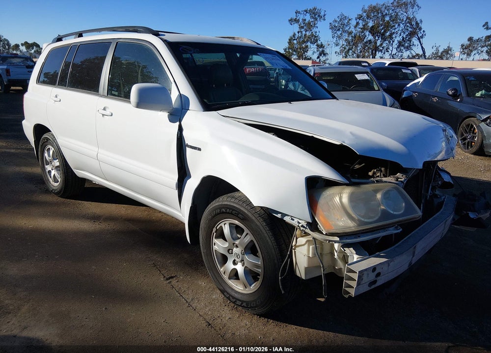 2002 TOYOTA HIGHLANDER LIMITED V6 VIN: JTEGF21A720030885