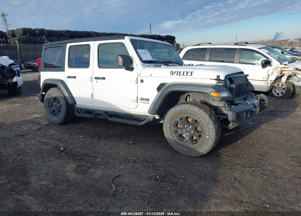2021 JEEP WRANGLER UNLIMITED WILLYS 4X4 VIN: 1C4HJXDN9MW839646