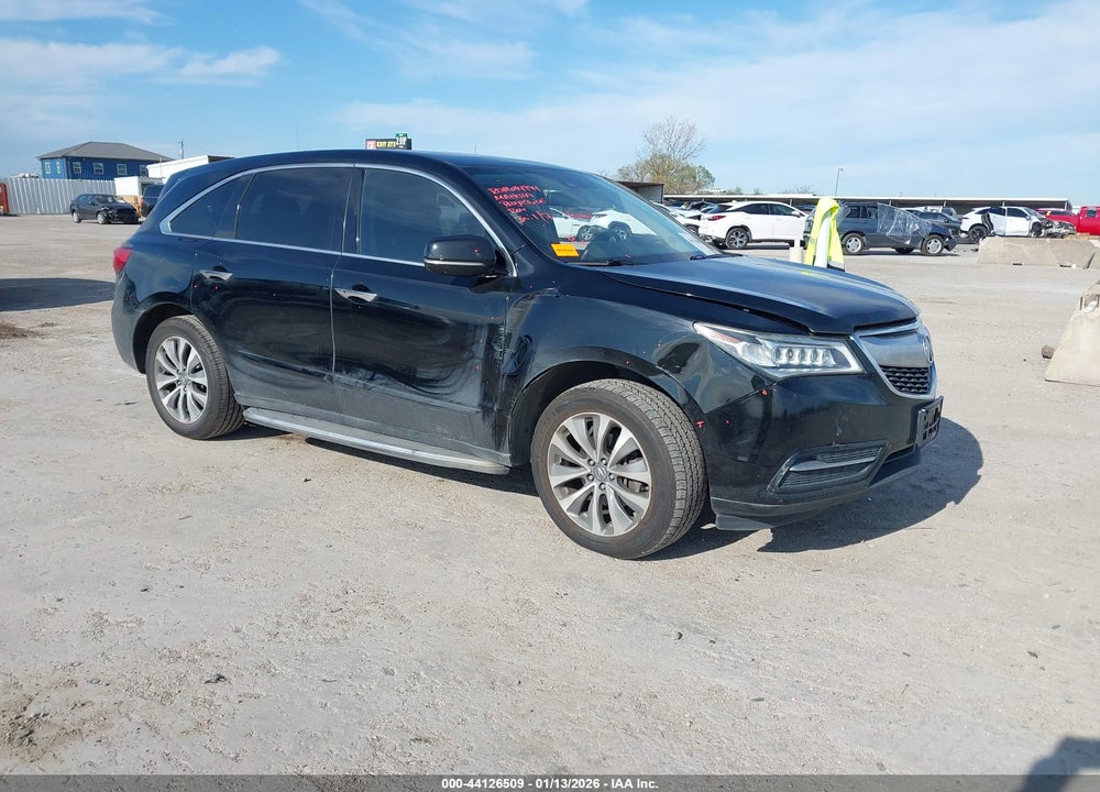 2015 ACURA MDX TECHNOLOGY PACKAGE VIN: 5FRYD4H45FB001952