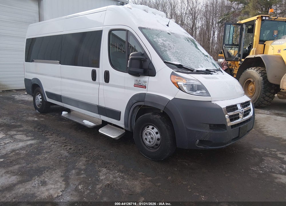 2016 RAM PROMASTER 2500 WINDOW VAN HIGH ROOF VIN: 3C6TRVPG5GE128441