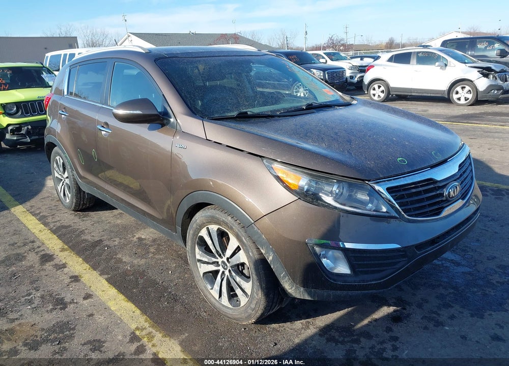 2013 KIA SPORTAGE EX VIN: KNDPCCA21D7452737