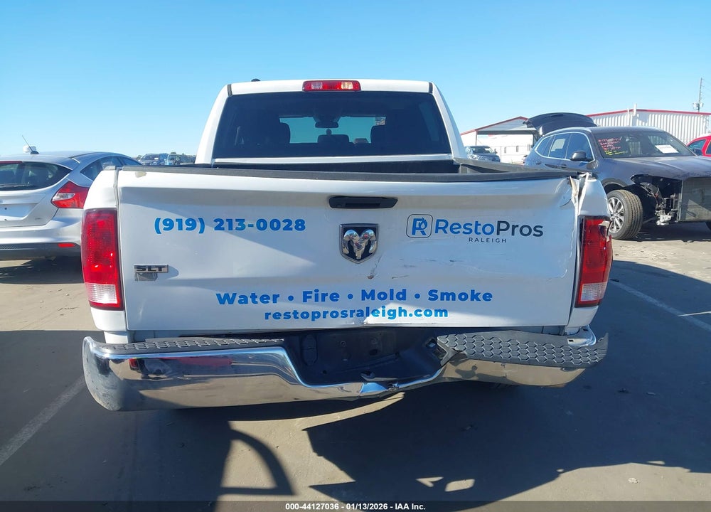 2022 RAM 1500 CLASSIC SLT  4X2 5'7 BOX VIN: 1C6RR6LG3NS185950