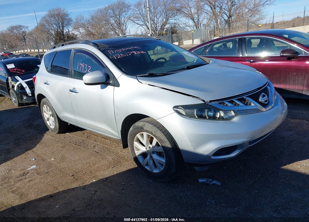 2014 NISSAN MURANO SL VIN: JN8AZ1MUXEW411136