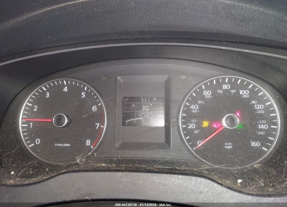 2012 VOLKSWAGEN JETTA 2.5L SE VIN: 3VWDP7AJ6CM318670