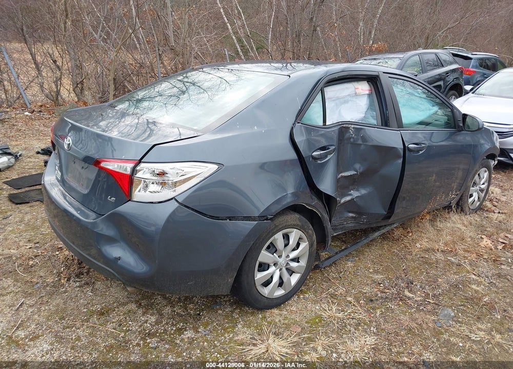 2016 TOYOTA COROLLA LE VIN: 2T1BURHE8GC531433