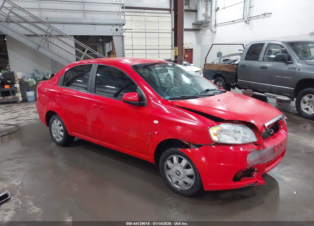 2007 CHEVROLET AVEO LS VIN: KL1TD56697B100923