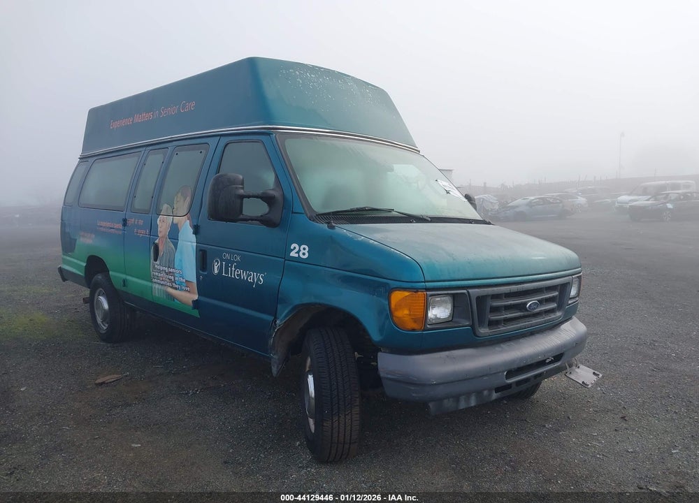 2006 FORD E-350 SUPER DUTY COMMERCIAL/RECREATIONAL VIN: 1FTSS34L46HB14344