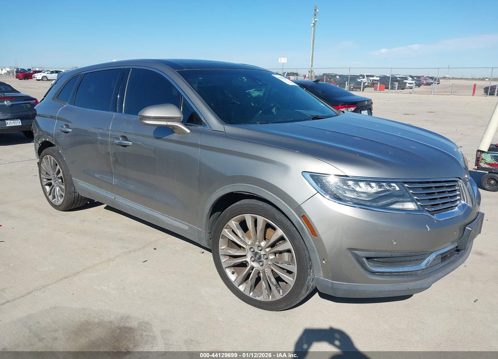 2016 LINCOLN MKX RESERVE VIN: 2LMTJ6LP9GBL43761