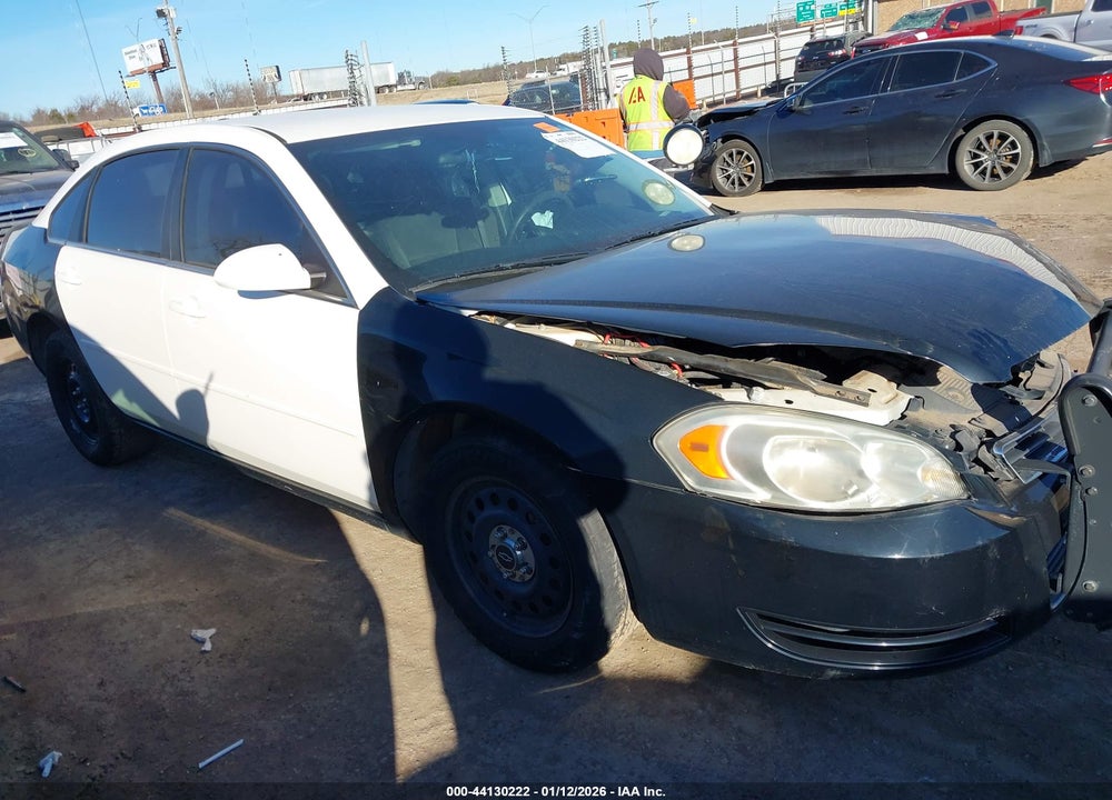 2008 CHEVROLET IMPALA POLICE VIN: 2G1WS583681339189