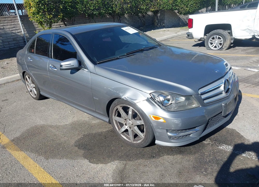 2012 MERCEDES-BENZ C 250 SPORT VIN: WDDGF4HB4CR203599