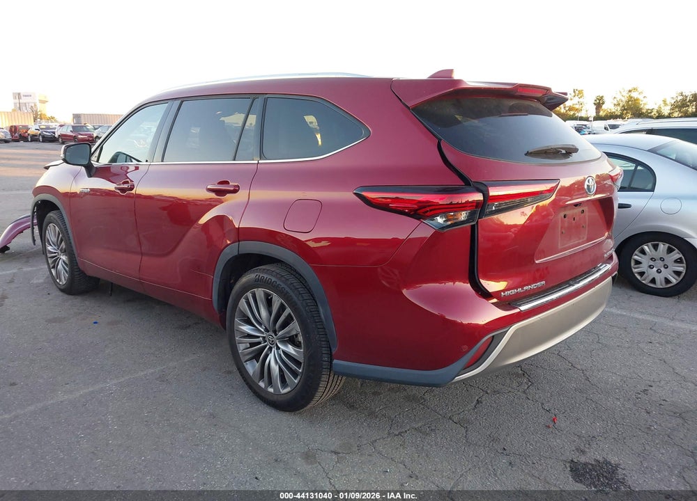 2021 TOYOTA HIGHLANDER HYBRID PLATINUM VIN: 5TDFARAH9MS006186