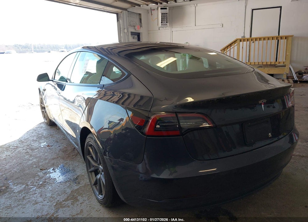 2021 TESLA MODEL 3 STANDARD RANGE PLUS REAR-WHEEL DRIVE VIN: 5YJ3E1EAXMF081487