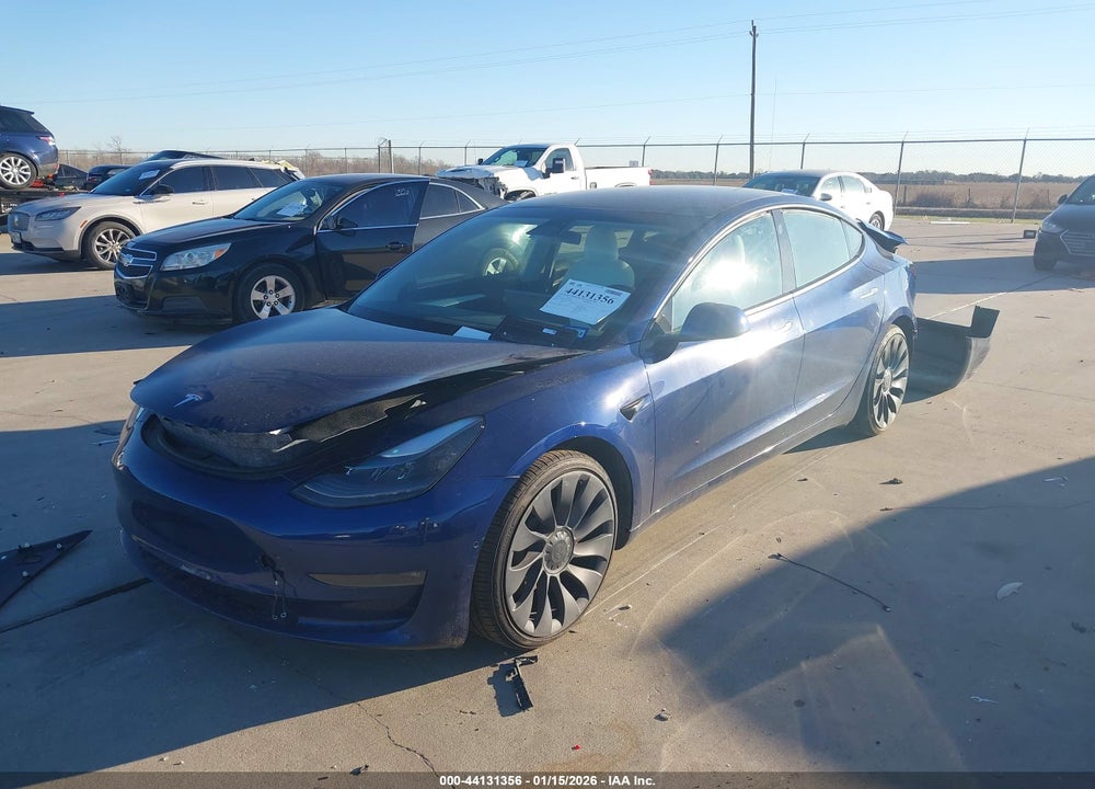 2021 TESLA MODEL 3 PERFORMANCE DUAL MOTOR ALL-WHEEL DRIVE VIN: 5YJ3E1EC3MF991919
