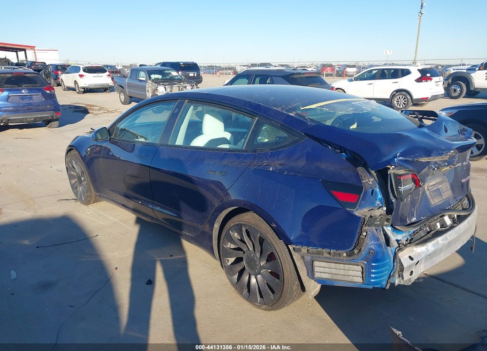 2021 TESLA MODEL 3 PERFORMANCE DUAL MOTOR ALL-WHEEL DRIVE VIN: 5YJ3E1EC3MF991919