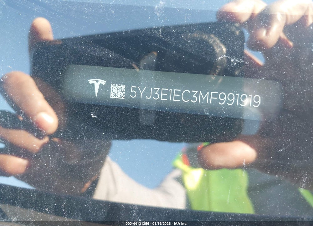 2021 TESLA MODEL 3 PERFORMANCE DUAL MOTOR ALL-WHEEL DRIVE VIN: 5YJ3E1EC3MF991919