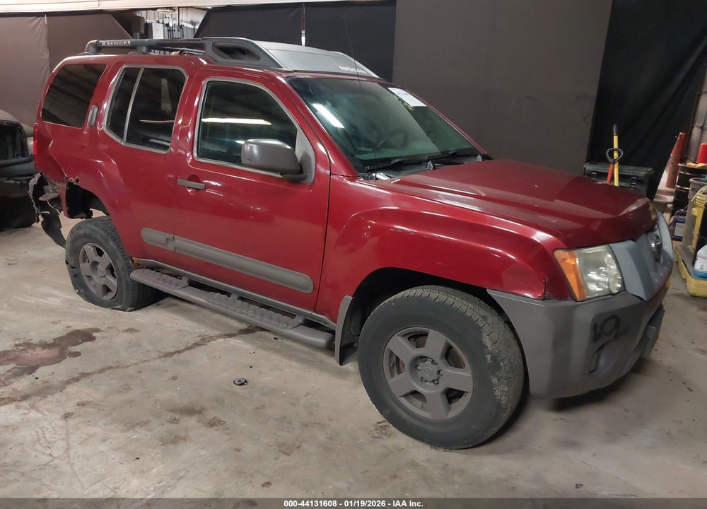 2005 NISSAN XTERRA S VIN: 5N1AN08W65C643386