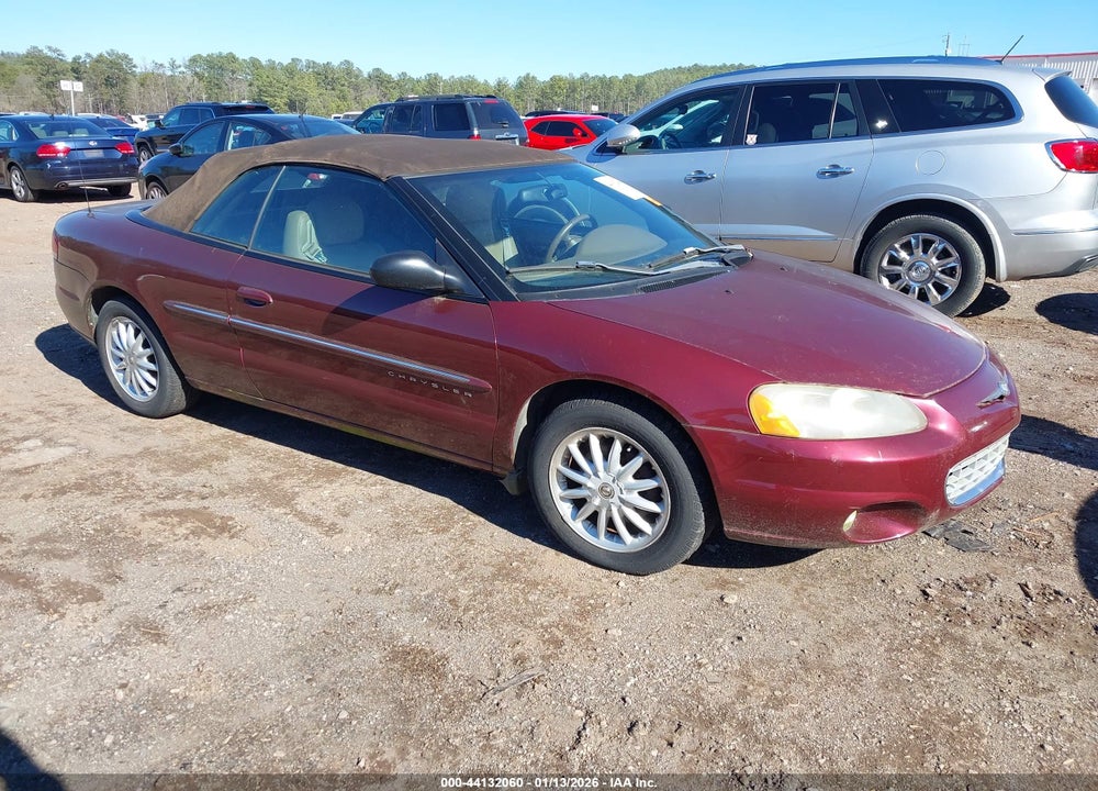 2001 CHRYSLER SEBRING LXI VIN: 1C3EL55UX1N631059