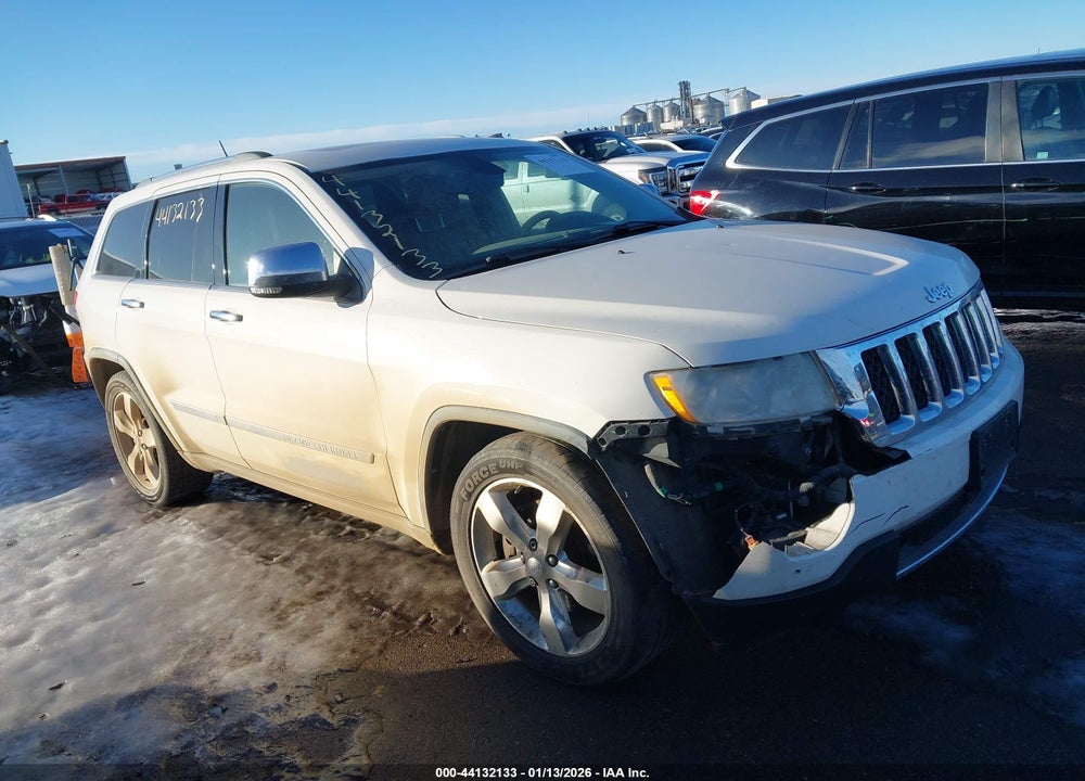 2012 JEEP GRAND CHEROKEE OVERLAND VIN: 1C4RJFCT6CC217150