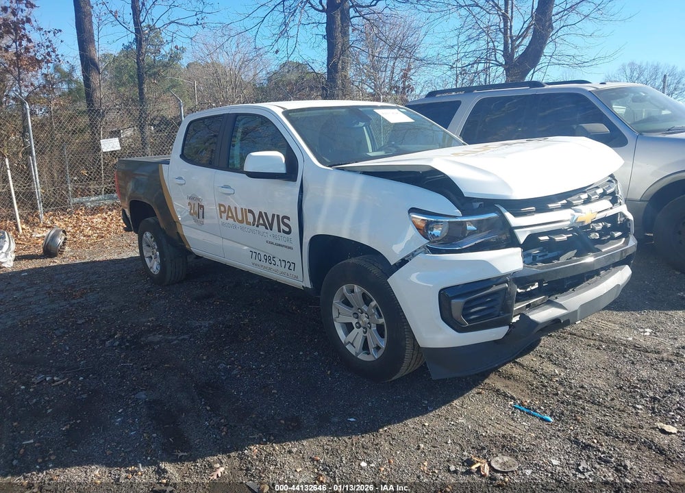 2022 CHEVROLET COLORADO 2WD  SHORT BOX LT VIN: 1GCGSCEA0N1267779
