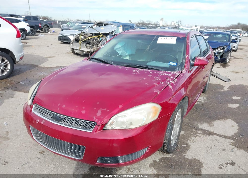 2013 CHEVROLET IMPALA LT VIN: 2G1WG5E38D1260722
