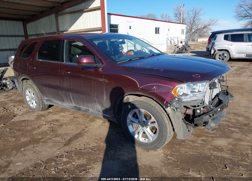 2012 DODGE DURANGO SXT VIN: 1C4RDJAGXCC207124