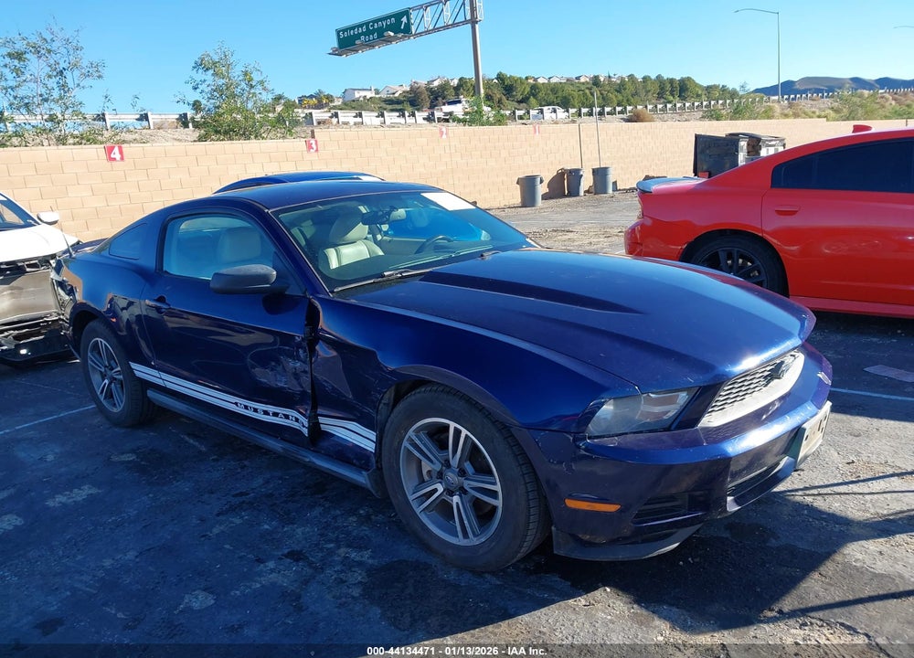 2011 FORD MUSTANG V6 PREMIUM VIN: 1ZVBP8AM1B5120283