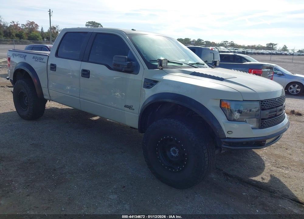 2013 FORD F-150 SVT RAPTOR VIN: 1FTFW1R60DFE08927