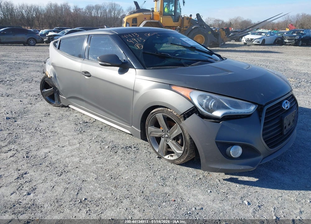 2014 HYUNDAI VELOSTER TURBO W/BLUE VIN: KMHTC6AE4EU203924