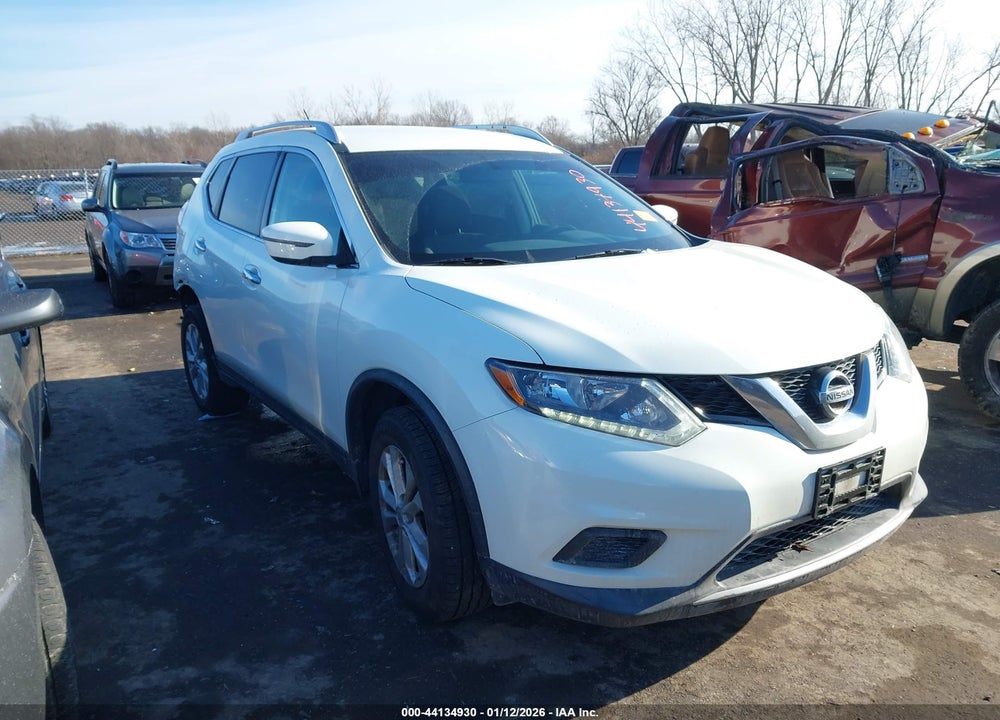 2016 NISSAN ROGUE SV VIN: KNMAT2MV7GP706221