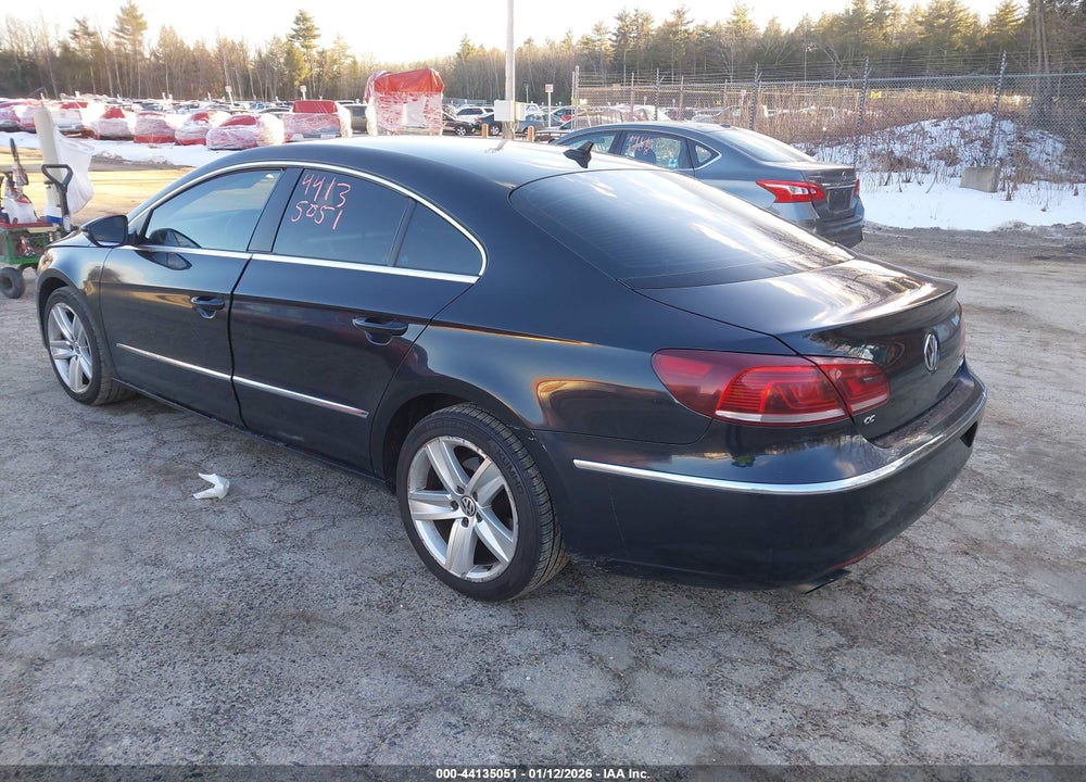2013 VOLKSWAGEN CC 2.0T SPORT VIN: WVWBP7AN8DE515019