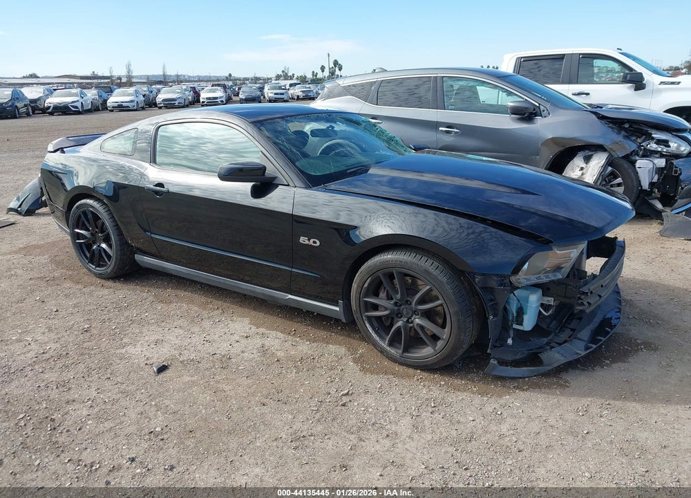 2012 FORD MUSTANG GT VIN: 1ZVBP8CF6C5206687