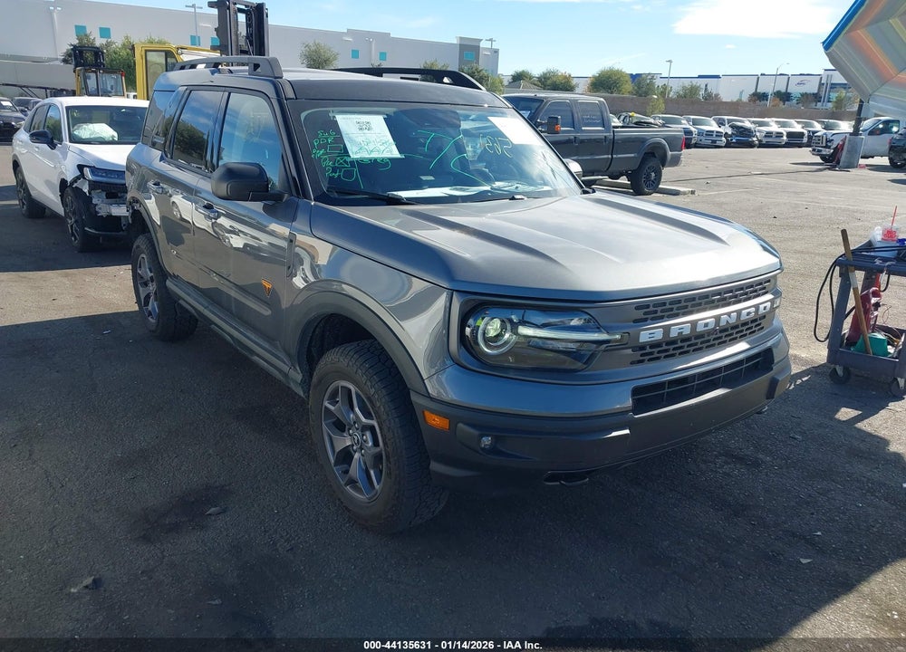 2024 FORD BRONCO SPORT BADLANDS VIN: 3FMCR9D91RRE98573