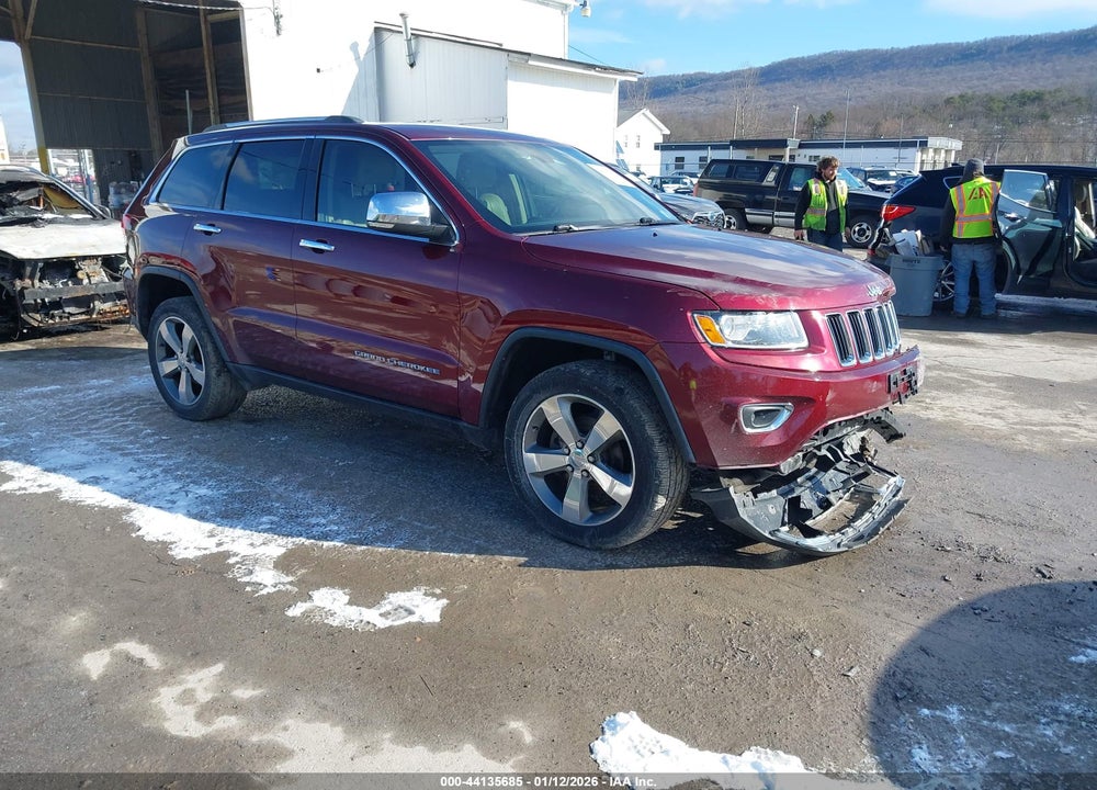 2016 JEEP GRAND CHEROKEE LIMITED VIN: 1C4RJFBG5GC496455
