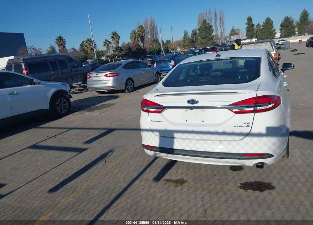 2018 FORD FUSION HYBRID SE VIN: 3FA6P0LU6JR115861