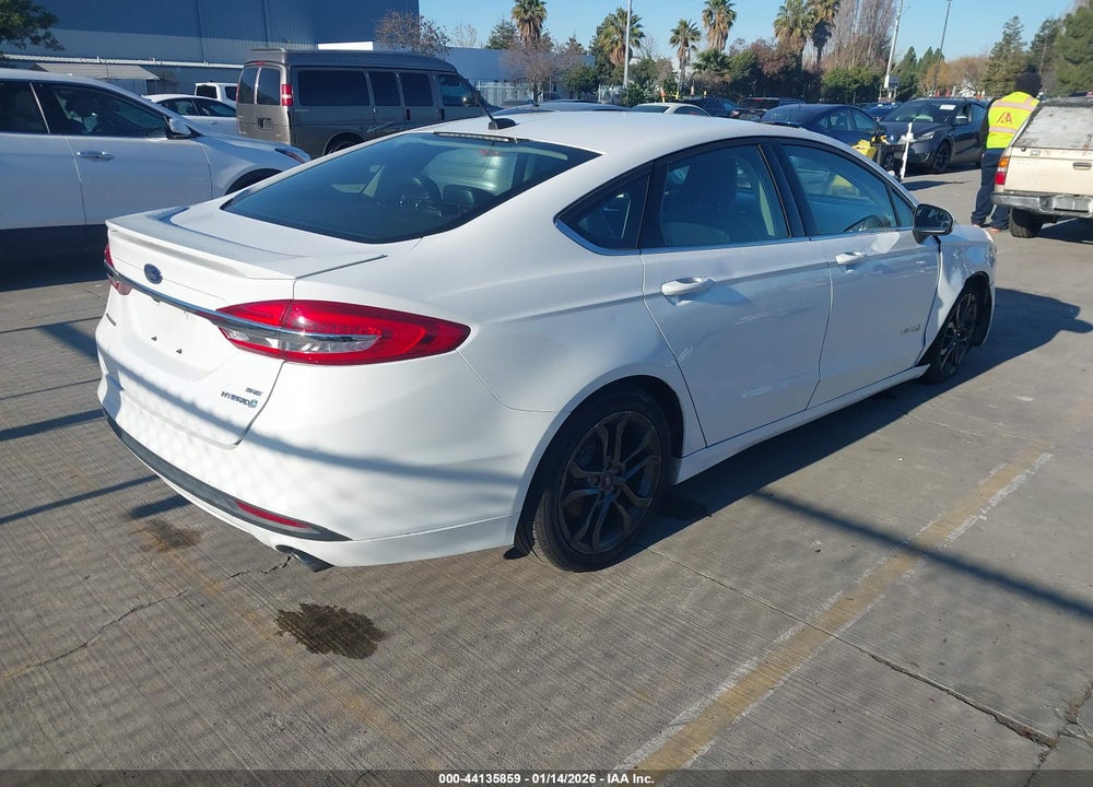 2018 FORD FUSION HYBRID SE VIN: 3FA6P0LU6JR115861