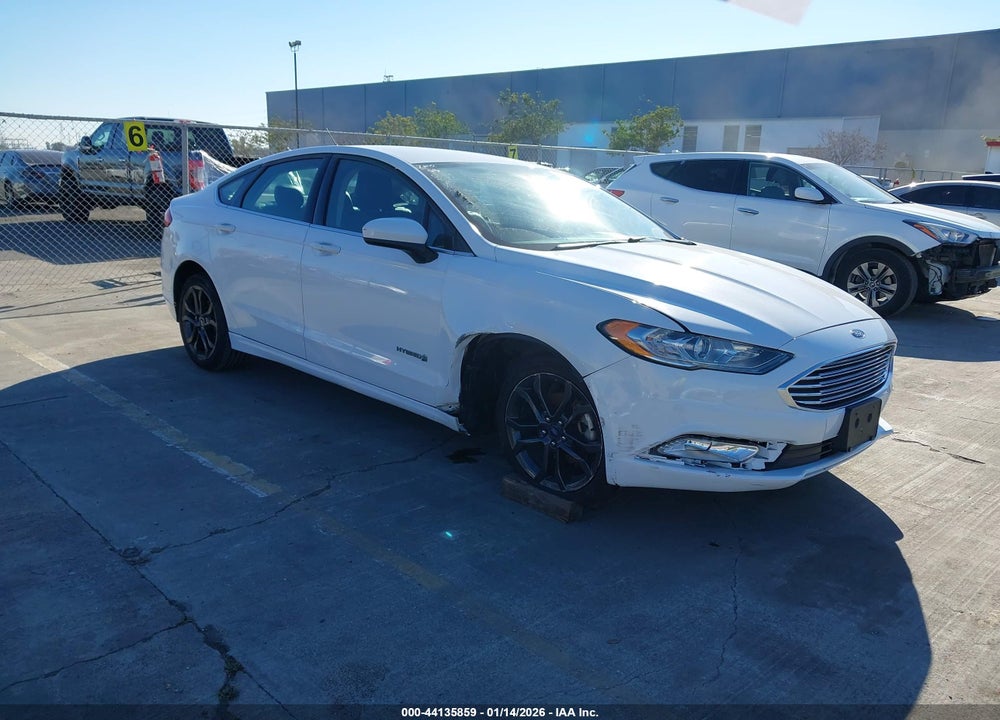 2018 FORD FUSION HYBRID SE VIN: 3FA6P0LU6JR115861