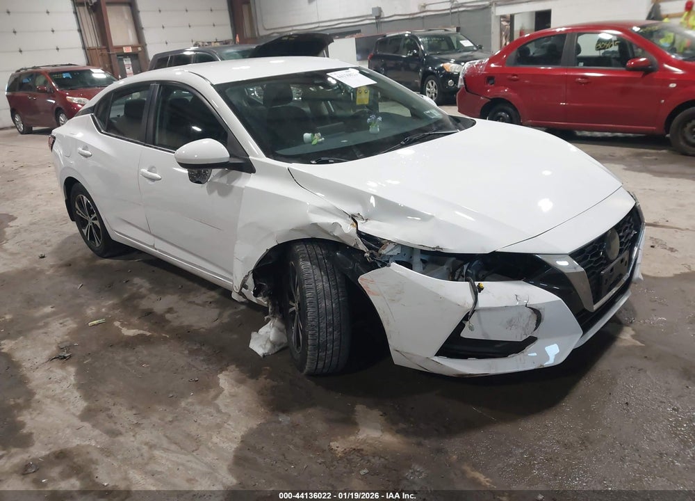 2022 NISSAN SENTRA SV XTRONIC CVT VIN: 3N1AB8CVXNY211808