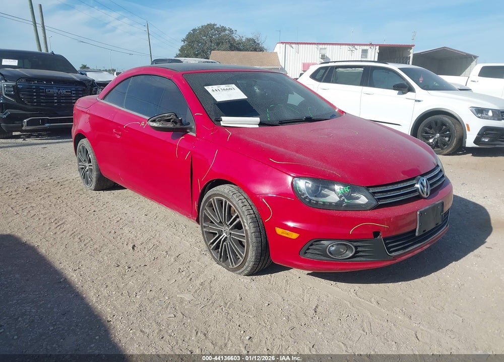 2013 VOLKSWAGEN EOS KOMFORT/SPORT VIN: WVWBW8AH8DV009077