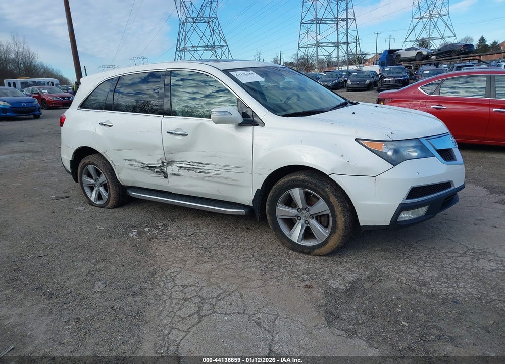 2012 ACURA MDX TECHNOLOGY PACKAGE VIN: 2HNYD2H42CH527140