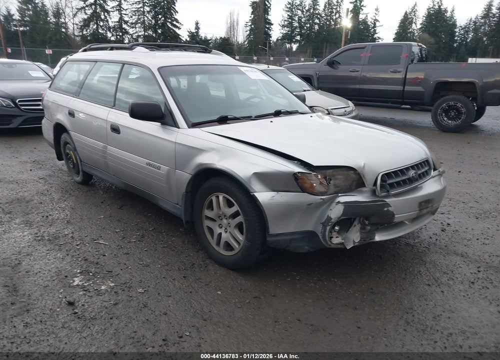 2004 SUBARU OUTBACK VIN: 4S3BH675347617590