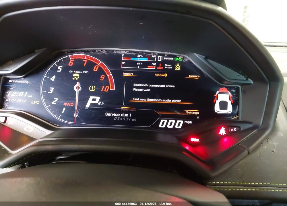 2015 LAMBORGHINI HURACAN LP610-4 VIN: ZHWUC1ZF9FLA02143