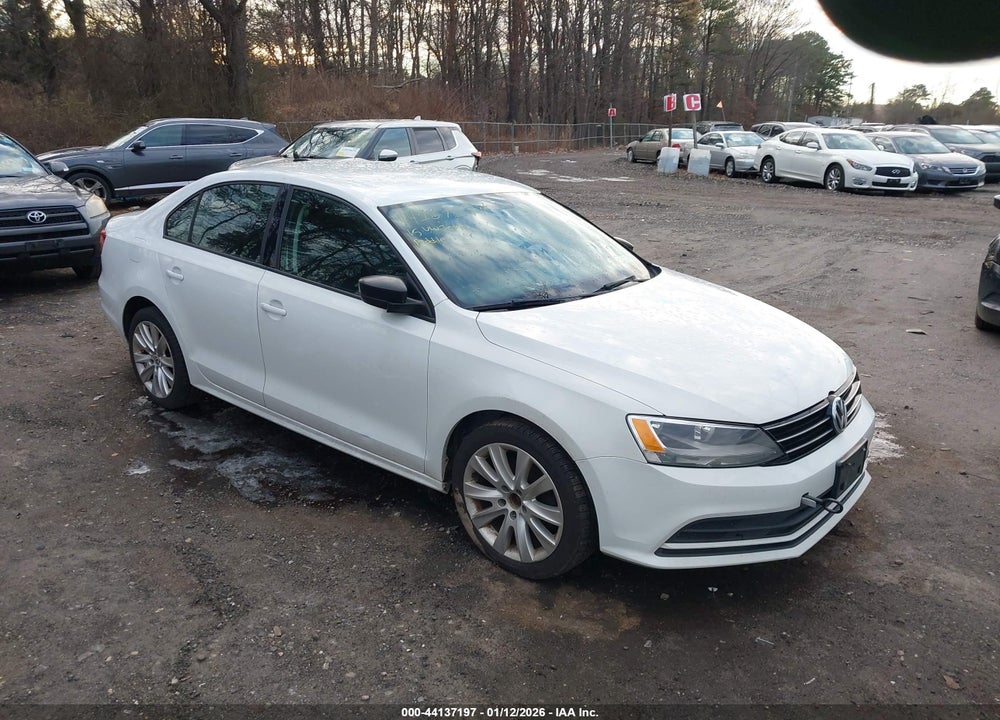 2015 VOLKSWAGEN JETTA 2.0L S VIN: 3VW1K7AJ0FM262036