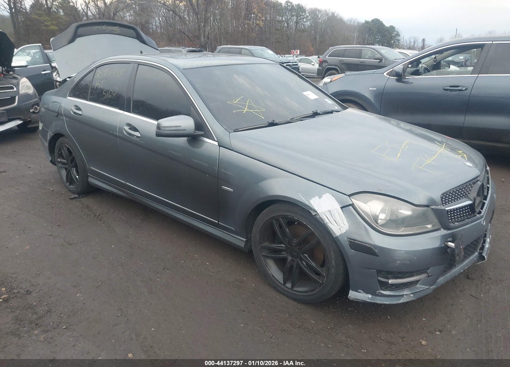 2012 MERCEDES-BENZ C 250 SPORT VIN: WDDGF4HB0CR220559