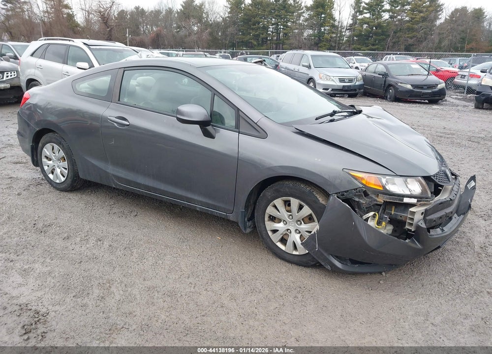2012 HONDA CIVIC LX VIN: 2HGFG3B57CH559756