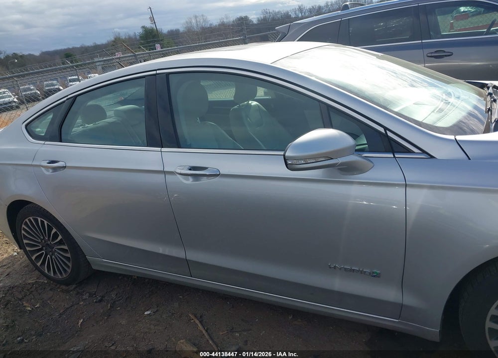 2017 FORD FUSION HYBRID TITANIUM VIN: 3FA6P0RUXHR370899