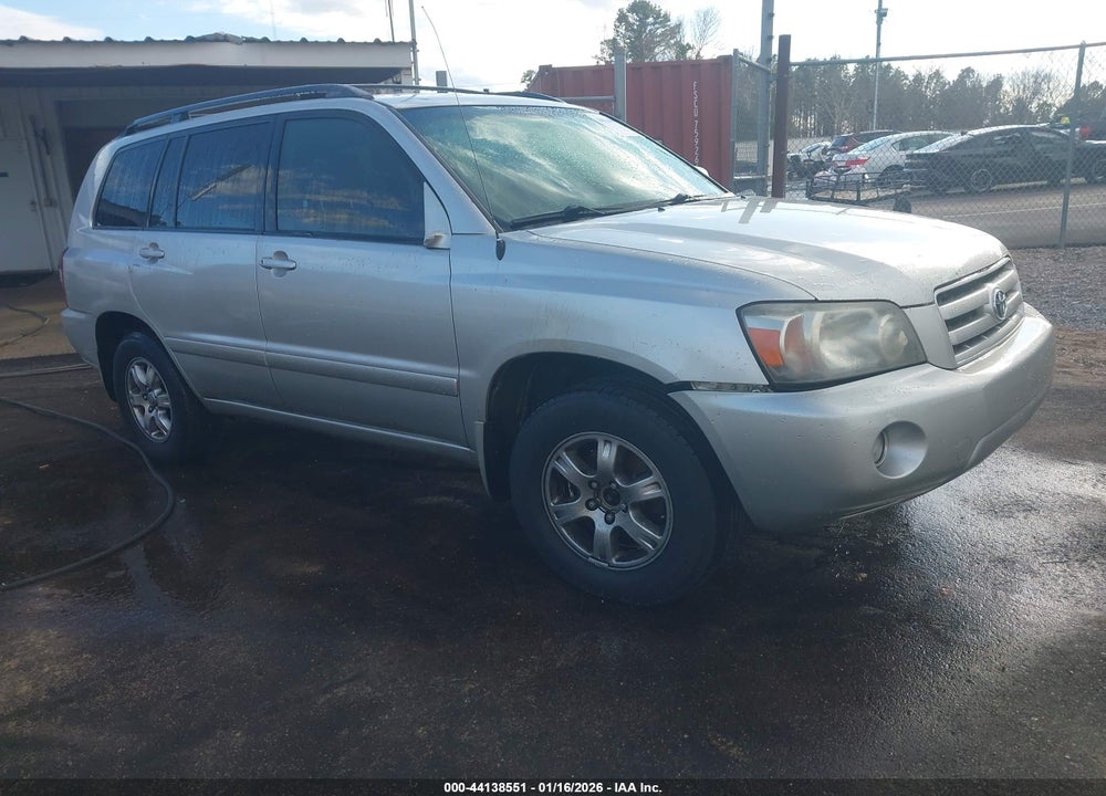 2005 TOYOTA HIGHLANDER V6 VIN: JTEDP21A250056637