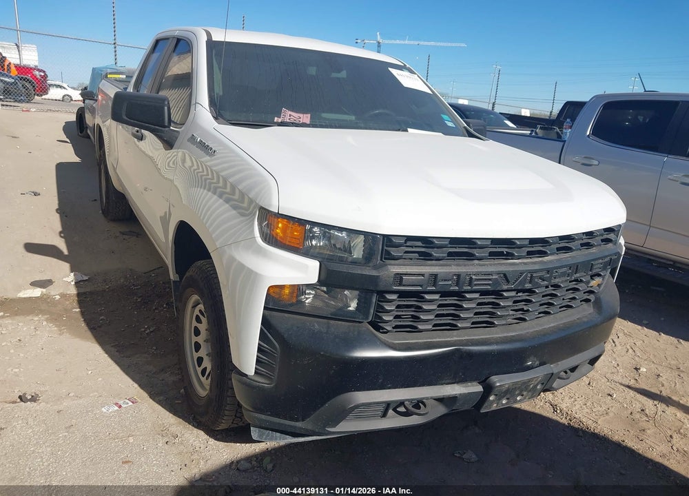 2021 CHEVROLET SILVERADO 1500 4WD  STANDARD BED WT VIN: 1GCRYAEH8MZ378900