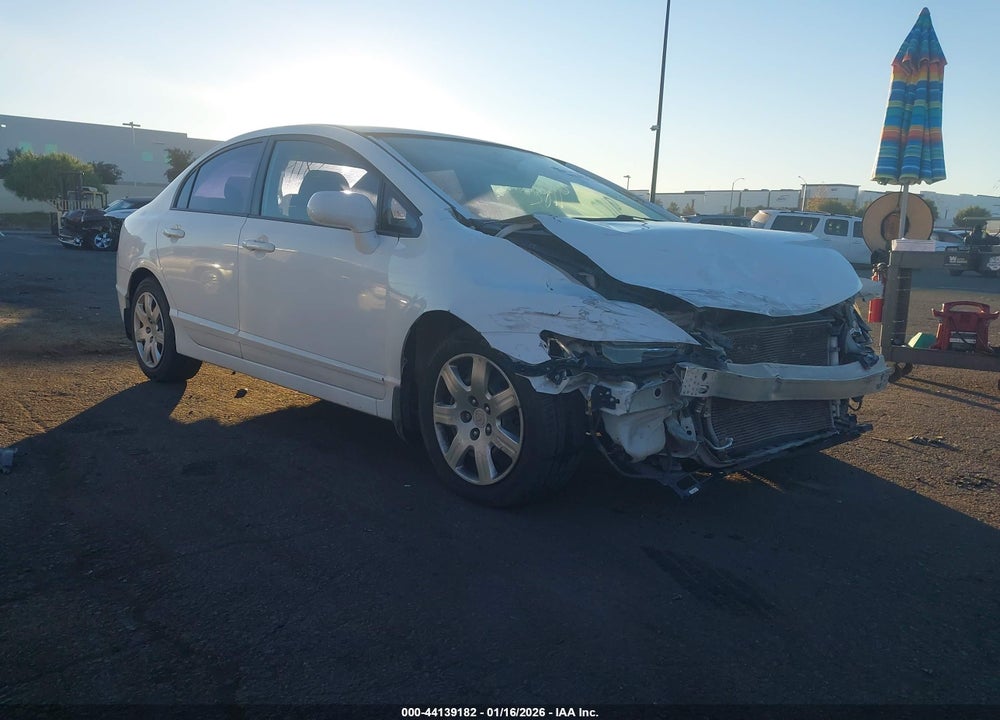 2010 HONDA CIVIC LX VIN: 2HGFA1F57AH583620