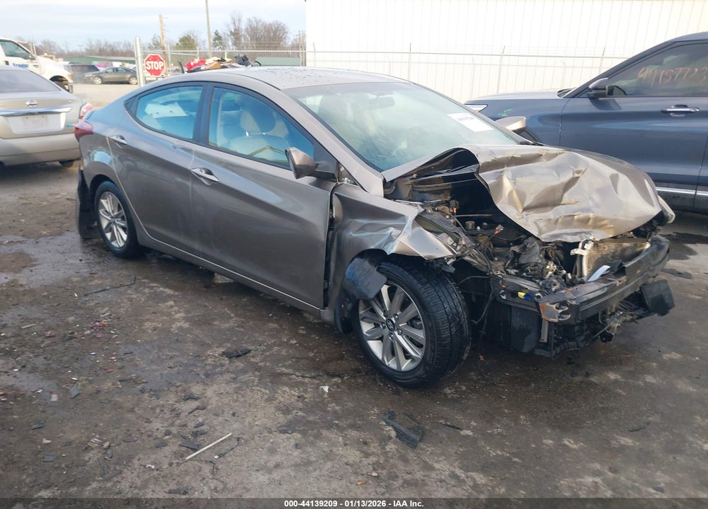 2016 HYUNDAI ELANTRA SE VIN: 5NPDH4AE4GH704596